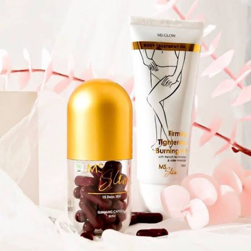 Jual Slimming Capsule MS GLOW / MS SLIM Capsule kapsul oil body