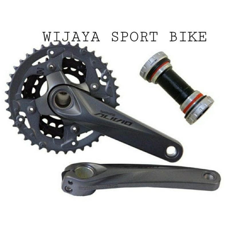 Jual Crankset Shimano Alivio 3 Speed 40T Shopee Indonesia