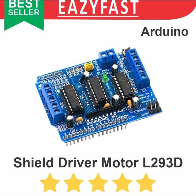 Jual Driver Modul Shield L293D Motor DC 4 Channel Arduino efst90 Segera ...
