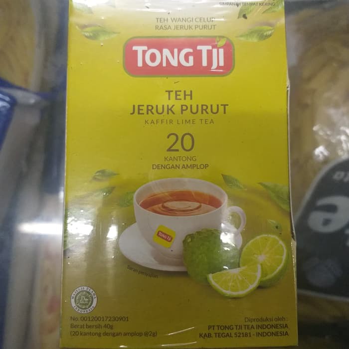 Jual Teh Tong Tji Jeruk Purut 20pcs Dengan Amplop Teh Celup Kaffir Lime