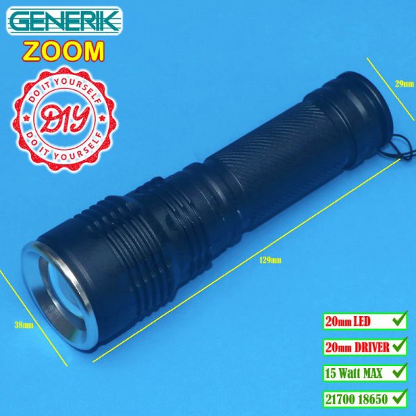 Jual Casing Senter Led DIY Casing Saja X858 ZOOM AZ2120 | Shopee Indonesia
