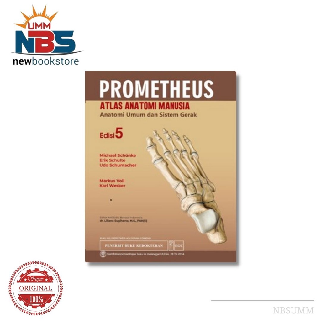 Jual Prometheus Atlas Anatomi Manusia : Kepala, Leher & Neuroanatomi ...