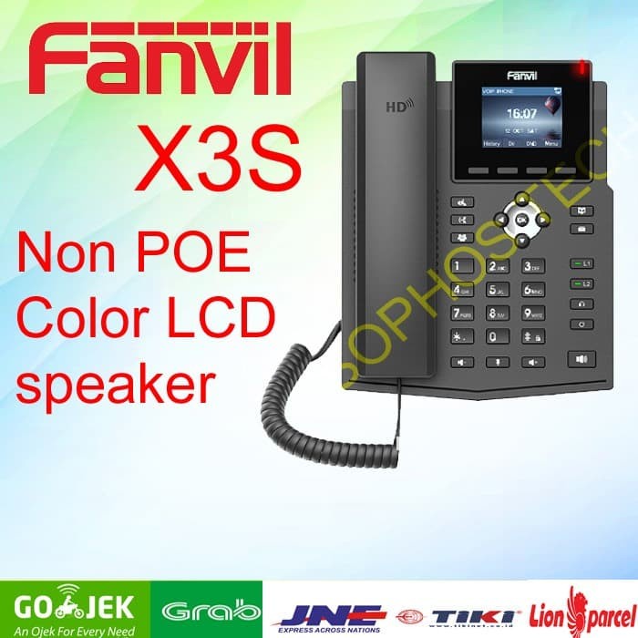 Jual IP Phone Color Display Fanvil X3S [non PoE] | Shopee Indonesia