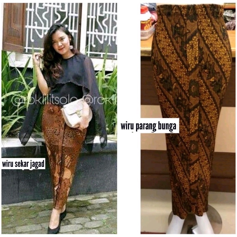 Jual REAL PICT!!! Rok Wiru Batik - Rok Plisket Wiru - Bawahan ...