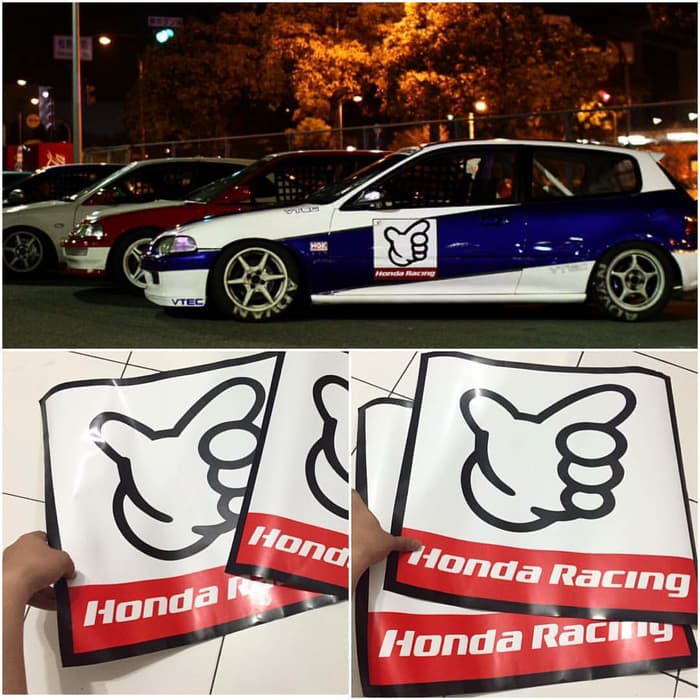Jual Sticker No Good Honda Racing Civic | Shopee Indonesia