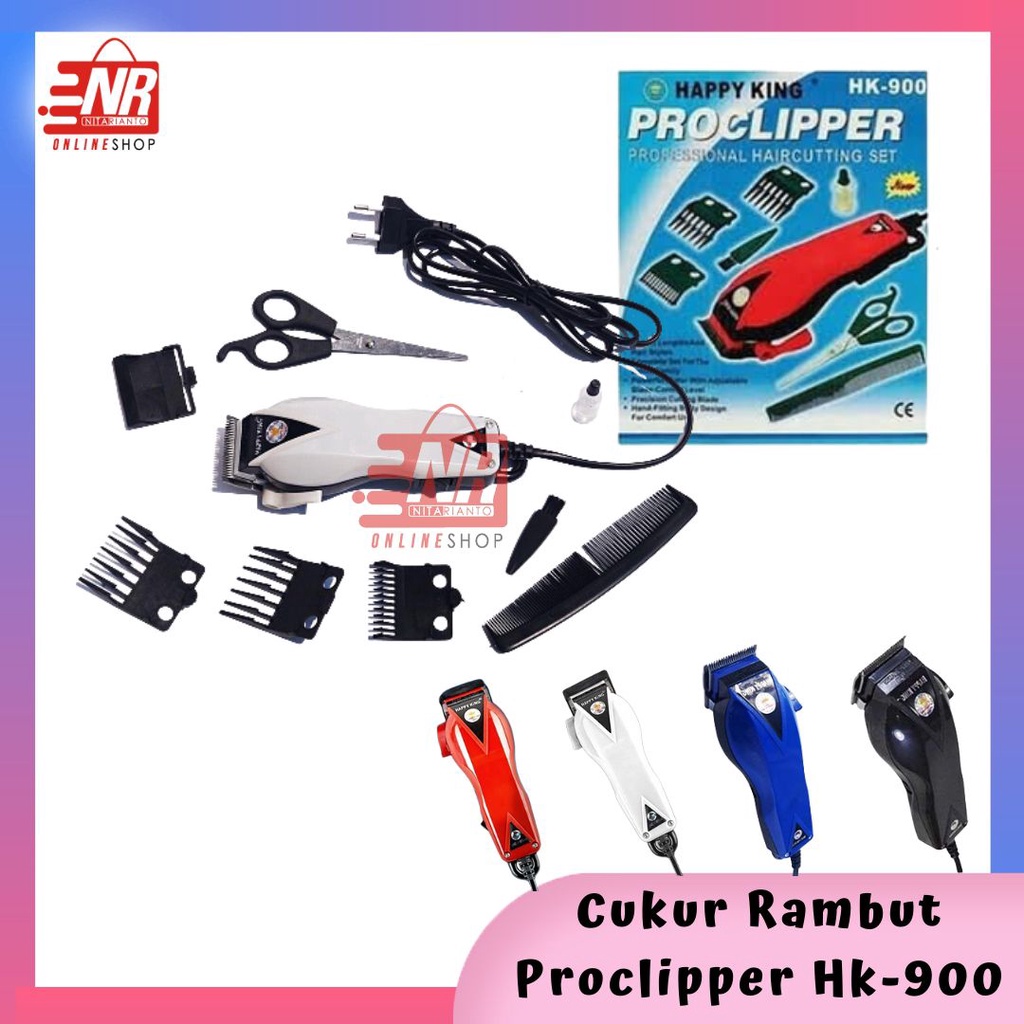 Jual Proclipper Alat Cukuran Mesin Cukur Rambut Elektrik Happy King HK ...