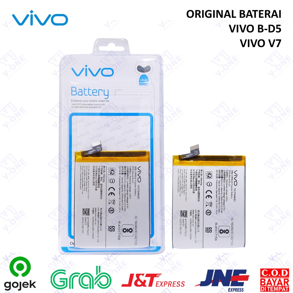 Jual BATERAI BATTERY ORIGINAL 100 VIVO V7 VIVO B-D5 - OPP/CPP | Shopee ...