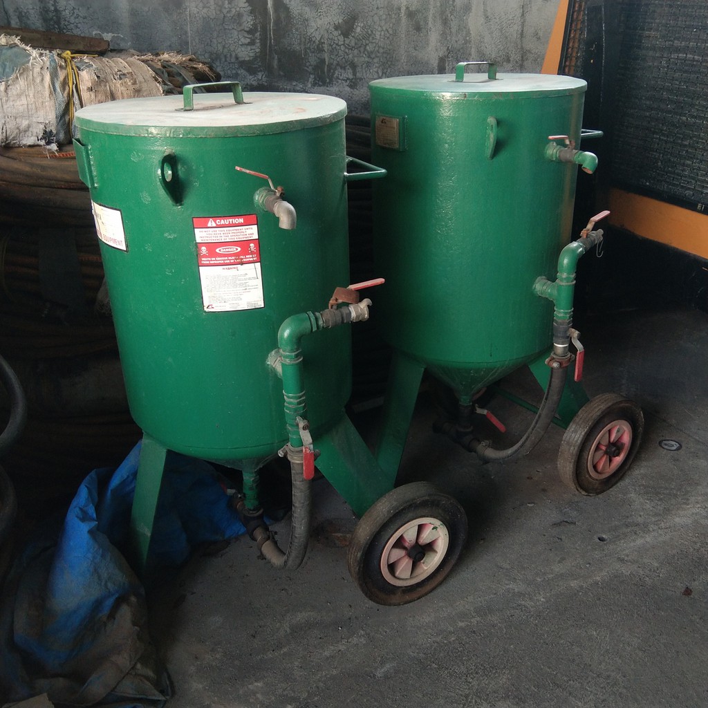 Jual sand blast blasting pot 600 lbs sandblast sandlbasting | Shopee ...