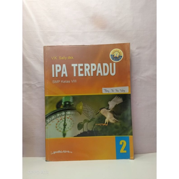 Jual BUKU IPA TERPADU (UNTUK SMP KELAS VIII) | Shopee Indonesia