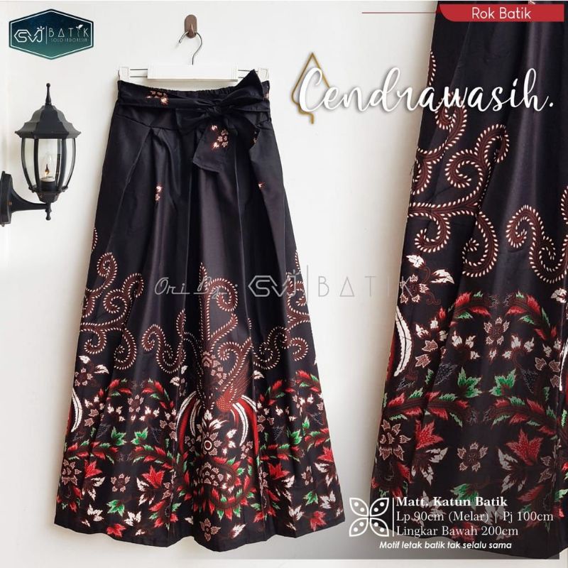 Jual Rok Batik Panjang Cantik Kekinian Model Rok Payung Terbaru Shopee Indonesia 0885