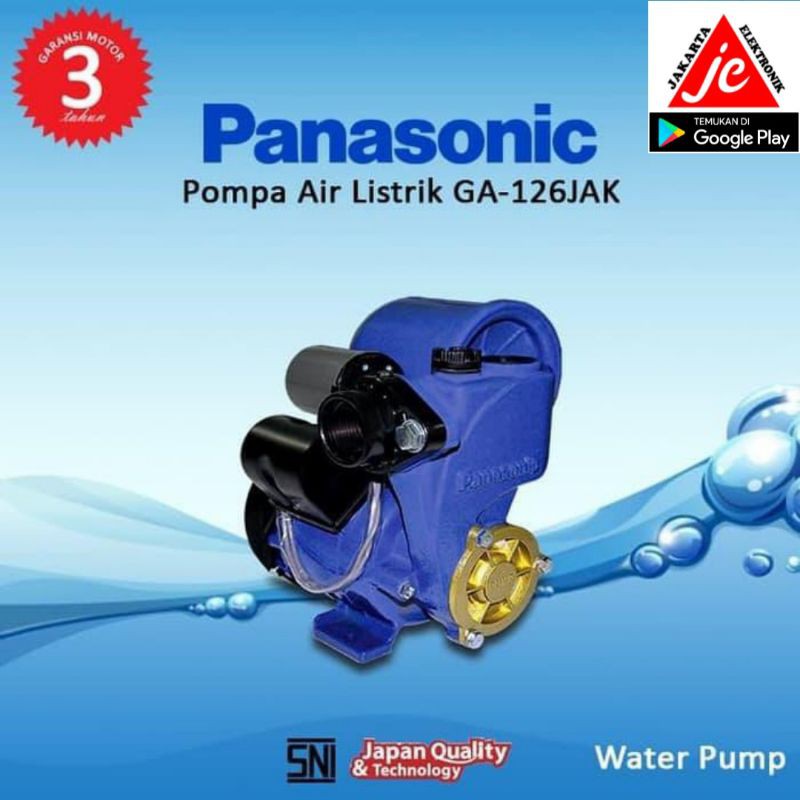 Jual PANASONIC POMPA AIR OTOMATIS 125W GA-126JAK | Shopee Indonesia