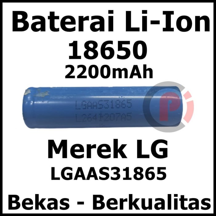 Jual Merek LG LGAAS31865 Baterai 18650 Bekas Laptop Battery Li Ion ...