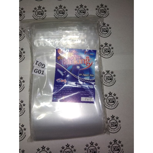 Jual Kantong Plastik Klip Snack Pp Ziplock 11x17 Isi 100pcs Tebal 0 5