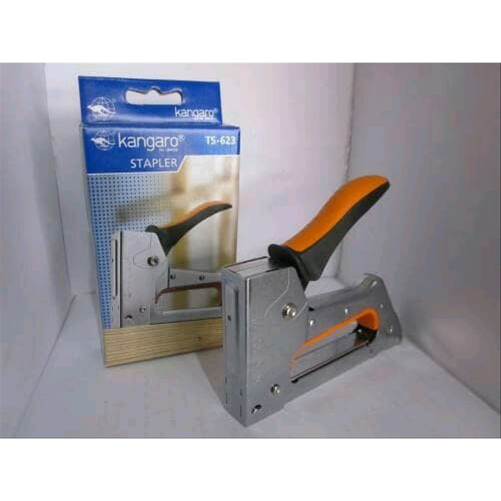 Jual Stapler Tembak Gun Tacker Kangaro TS 623 Staples Shopee Indonesia