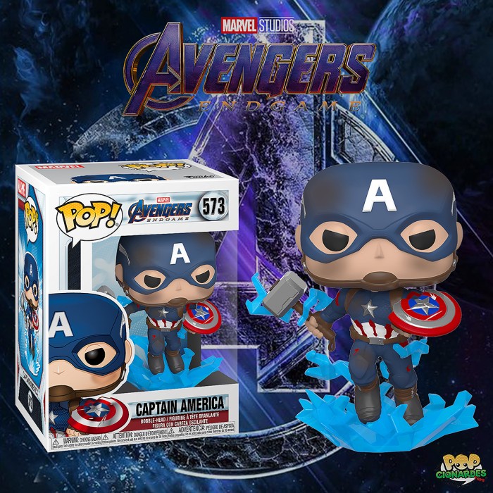 Jual Funko POP! Avengers - Captain America With Broken Shield And ...