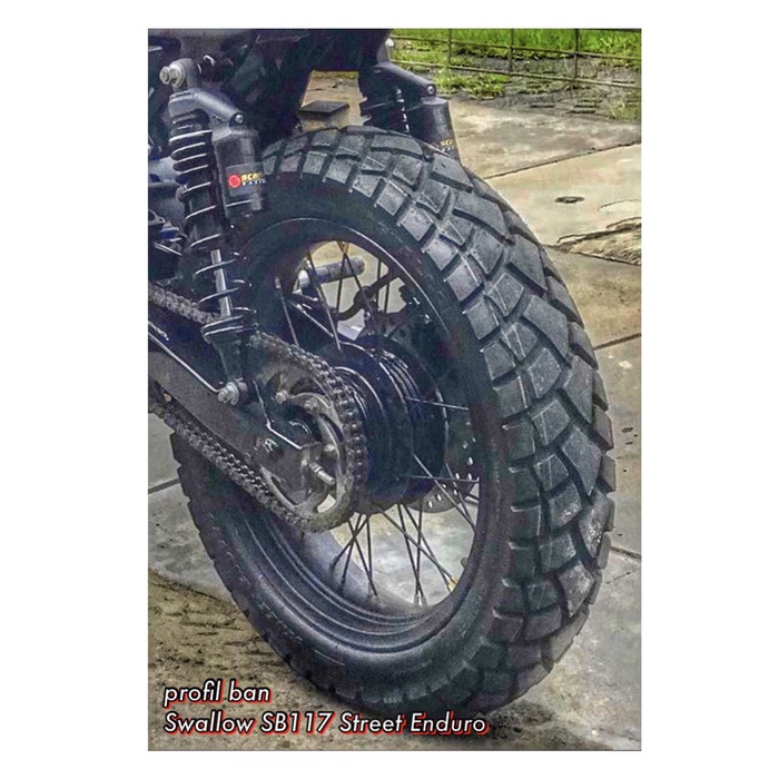 Jual BAN LUAR MOTOR SWALLOW SB-117 STREET ENDURO RING 17 TUBELESS ...
