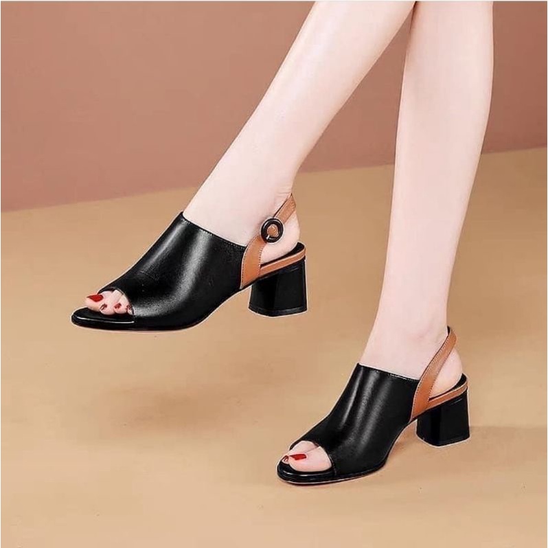 sandal wanita /zara shoes /Wedges /SANDAL HIGH HEELS HAK TAHU 5CM MOTIF  PUMP sepatu sandal wanita