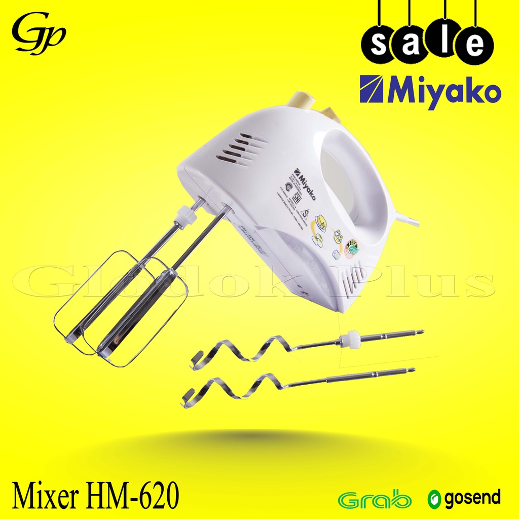 Jual Miyako HM-620 Hand Mixer hm620 handmixer tangan pengocok telur kue ...
