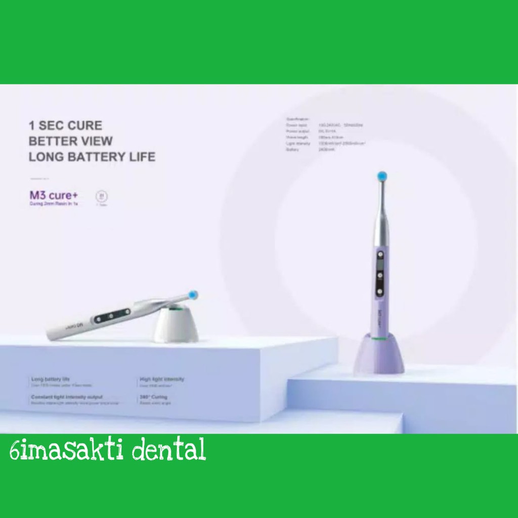 Jual DENTAL LIGHT CURE 1 DETIK LIGHT CURING M3 CURE+ LASER Shopee Indonesia