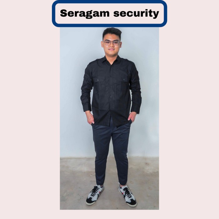 Jual Seragam Pdl Safari Lengan Panjang Seragam Satpam Security S