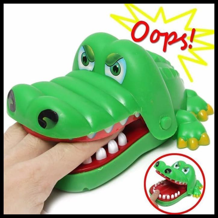 Jual Mainan Keluarga Crocodile Dentis Family Game Buaya Gigit Prank ...