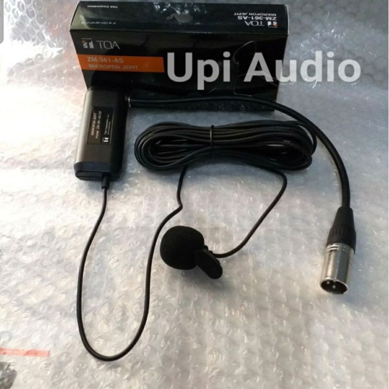 Jual mic imam masjid clip on jepit xlr condenser ke mixer Shopee