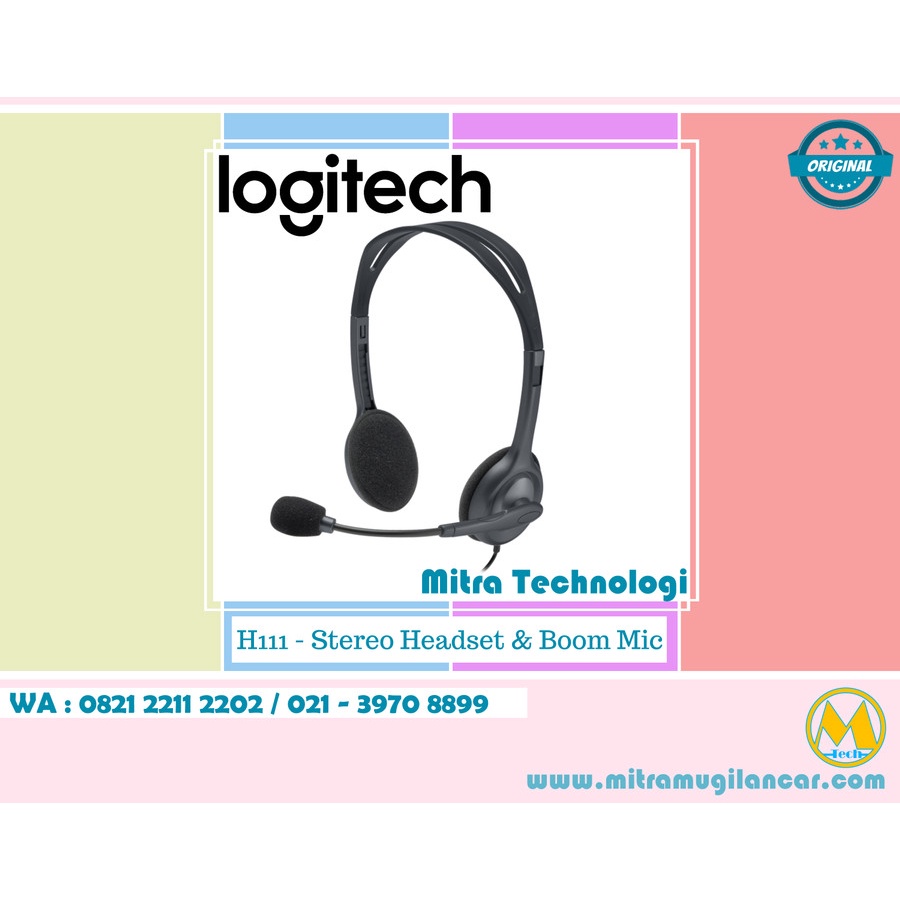 Jual Logitech Headset H111 Original Dan Garansi Resmi Shopee Indonesia 2031