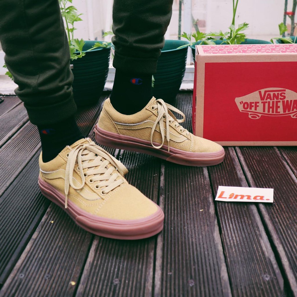 Vans old skool shop ivy green light gum