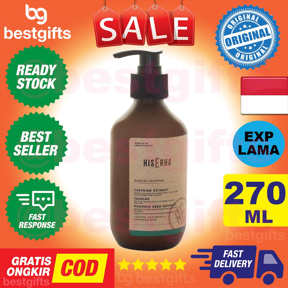 Jual HIS ERHA HAIRGRO HAIRGROW SHAMPOO SHAMPO SAMPO PRIA PERTUMBUHAN