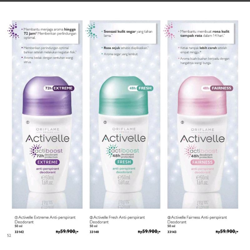 Jual Activelle Roll on deodorant | Shopee Indonesia