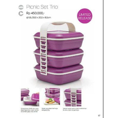 Jual Tupperware Picnic Set Trio | Shopee Indonesia