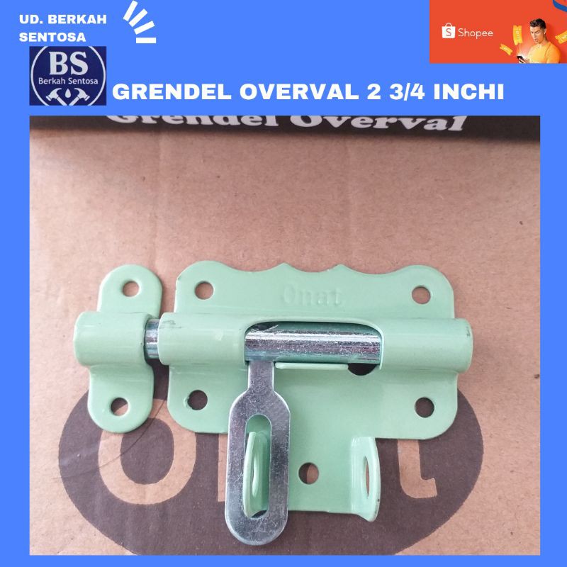 Jual onat grendel overval 2 3/4 inchi- grendel dengan pengunci(bahan ...