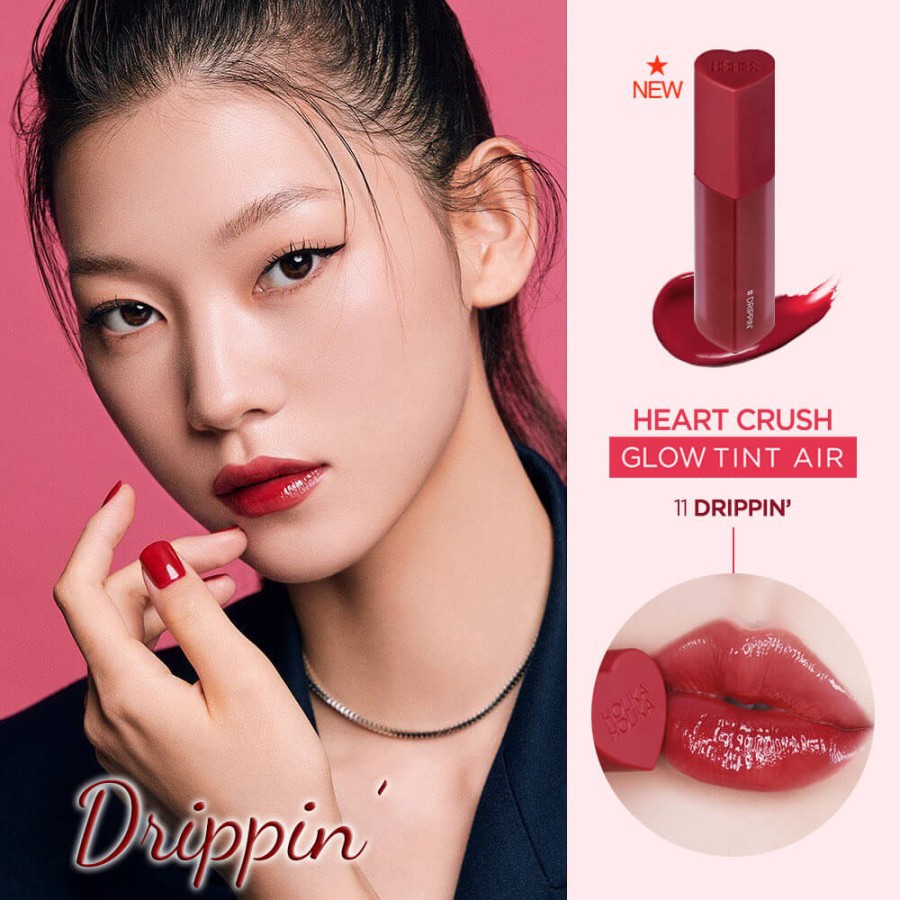 Jual Holika Holika Heart Crush Glow Tint Air Glossy Lip Tint Shopee