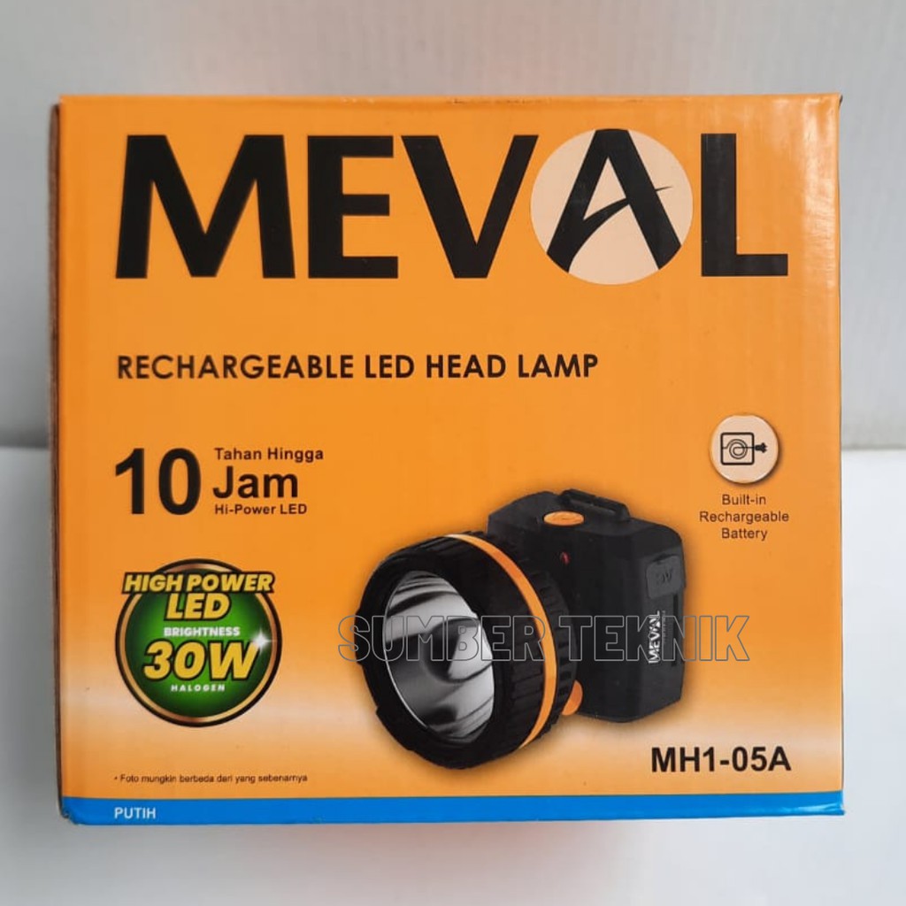 Jual RECHARGEABLE LED HEAD LAMP MEVAL MH1-05A | Shopee Indonesia