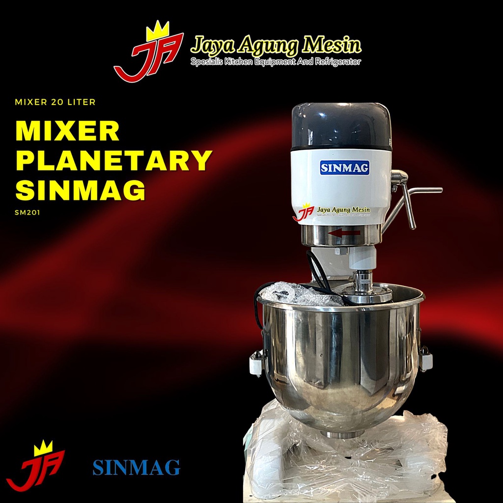 Jual Mixer SINMAG 20 Liter SM201 / Mixer Sinmag 20Liter