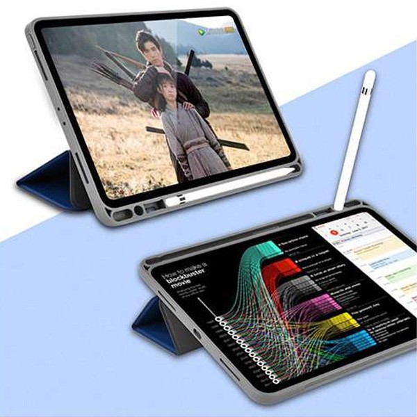 thumbnail image 2 of Leather Stand Case Wallet Cover For IPad 7/8/9, IPad 5/6, Air 1/2/3, Pro 9.7/10.5/10.9/11/12.9, Mini - Multiple Sizes 2 of 4