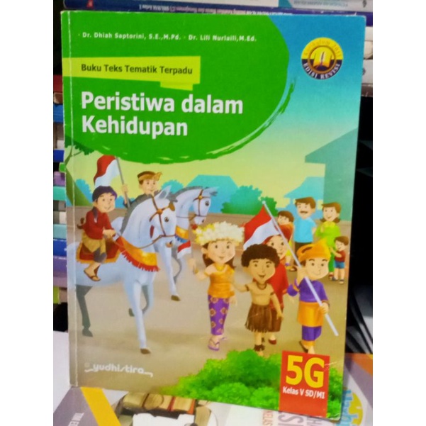 Jual Buku Teks Tematik Terpadu 5 ABCDEFCHI Kelas 5 SD/MI K13 REVISI ...