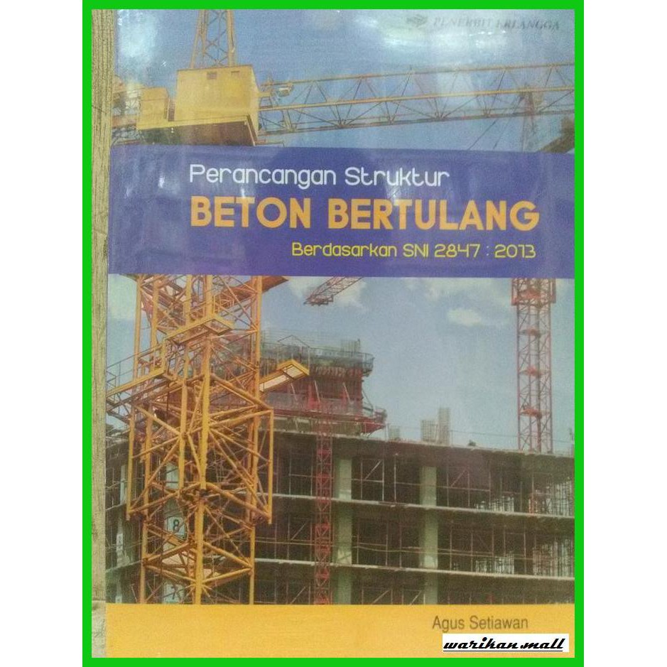 Jual Buku Arsitek Perancangan Struktur Beton Bertulang Berdasarkan Sni