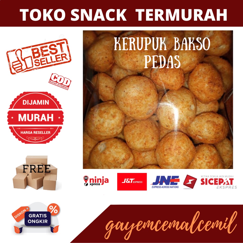 Jual Snack Kiloan Kerupuk Ikan Kerupuk Bakso Kerupuk Ikan Bakso Kerupuk