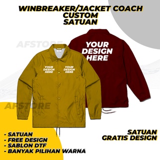 Jaket shop coach custom