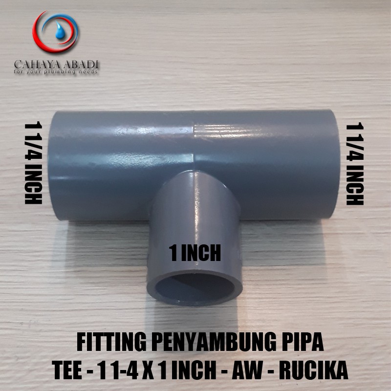 Jual Grosir Fitting Pipa Tee X Inch Aw Rucika