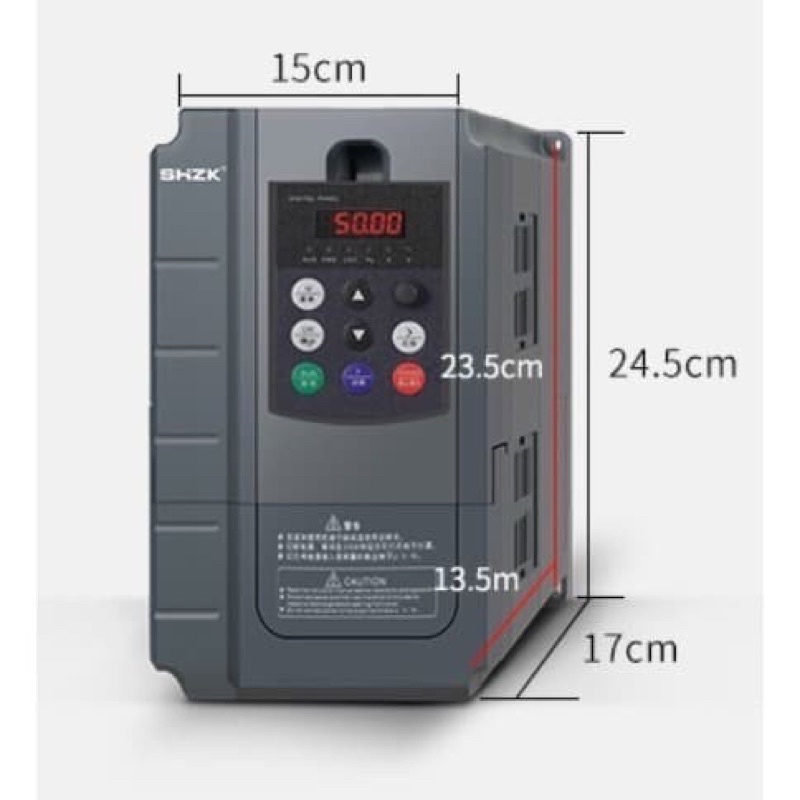 Jual Inverter SHZK 11KW 380V 3Phase 3P 15HP VFD Variable Frequency ...