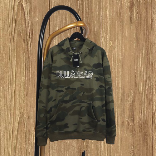 Pull and bear online hoodie army