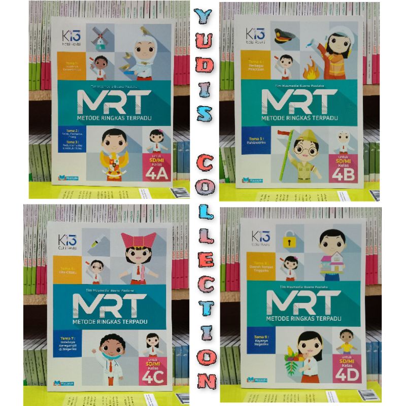 Jual Buku MRT Metode Ringkas Terpadu 4A, 4B, 4C, 4D Kelas 4 SD/MI ...