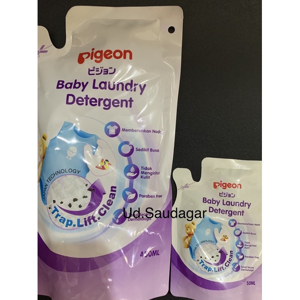 Jual Pigeon Baby Laundry Detergent Refill 450ml / 50ml Shopee Indonesia