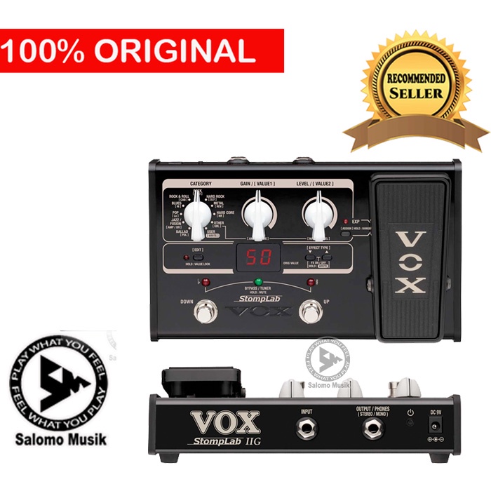 Jual Vox Stomplab 2G SL2G Guitar Multi Effect Original Shopee Indonesia