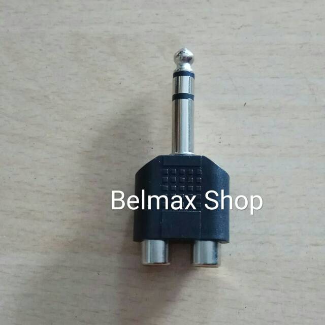 Jual Jek Converter Mic ke RCA / Jack Sambungan RCA ke Mic Shopee