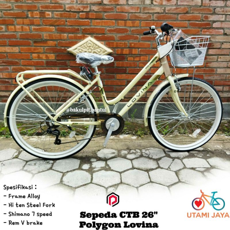 Jual Sepeda Mini CTB Keranjang Ring 26 Polygon Lovina , CTB 26 Phoenix ...