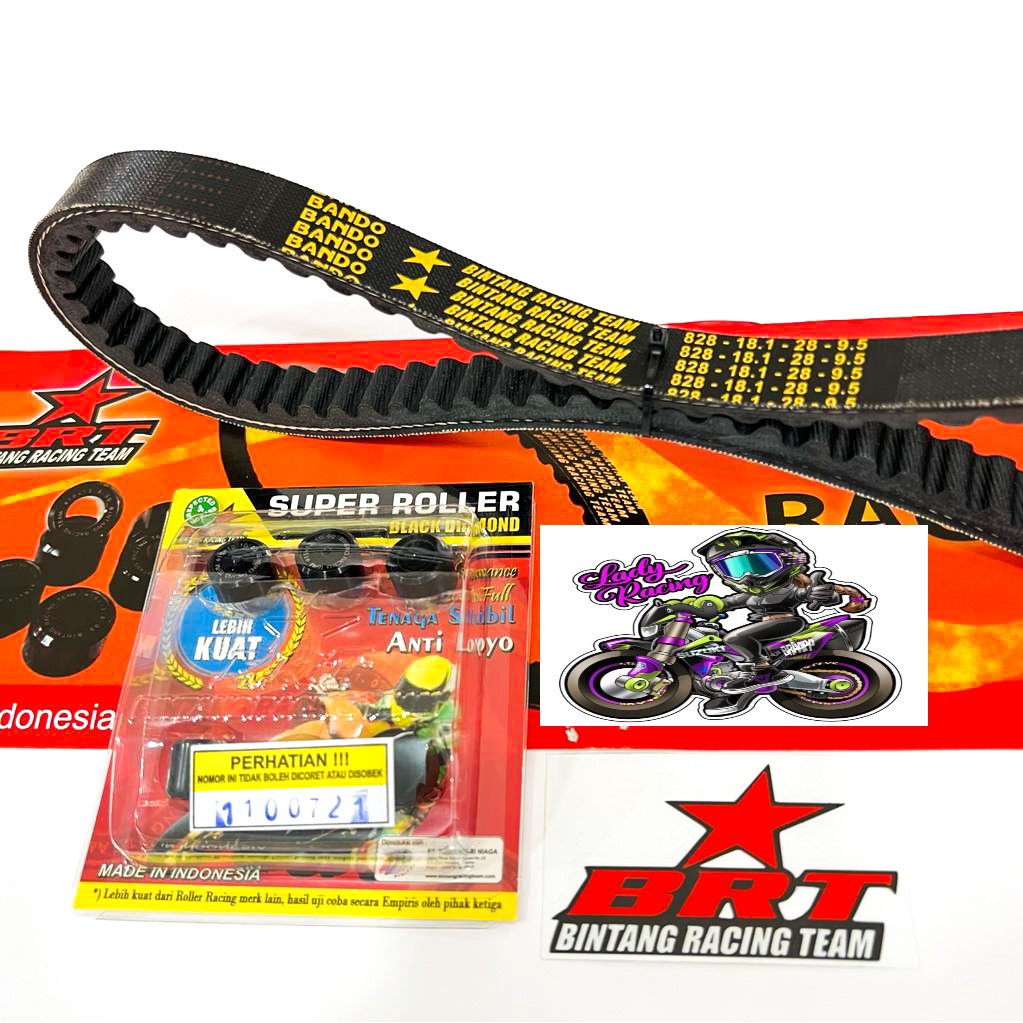 Jual PAKET SUPER ROLLER & V BELT BRT HONDA BEAT SPACY SCOOPY KARBURATOR
