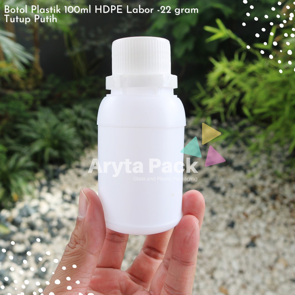 Jual Botol Plastik Hdpe 100ml Labor Agro Putih Susu Minuman Madu Kimia